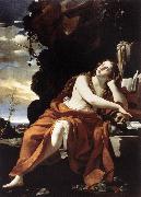 Simon Vouet St Mary Magdalene Spain oil painting artist